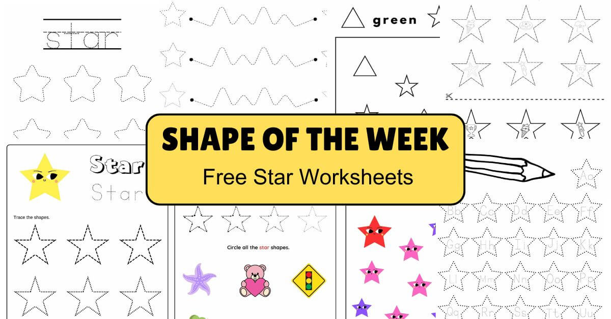 Star Worksheets for Children