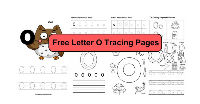 Collection of letter O tracing activities with dotted lines and arrow guides for kids.