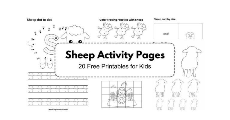 Sheep Activity Pages