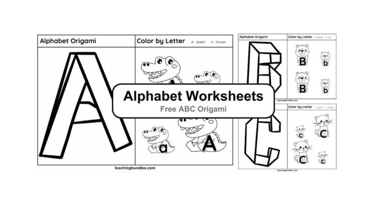 Preschoolers mastering ABCs through hands-on origami letter folding!