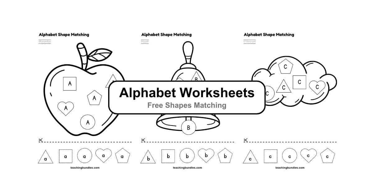 Letter & Shape Match A–Z