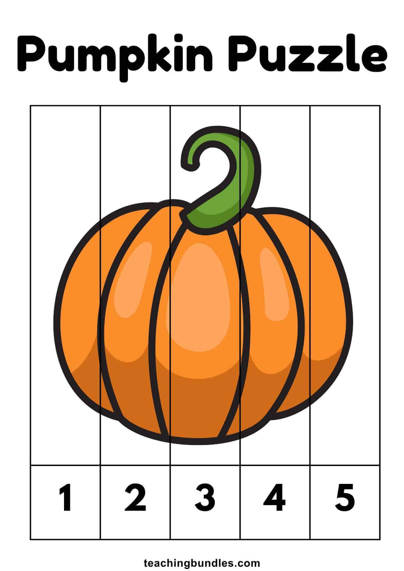 Pumpkin Number Puzzle