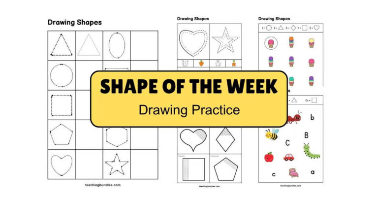 Drawing basic shapes like circles and squares to build early motor skills.